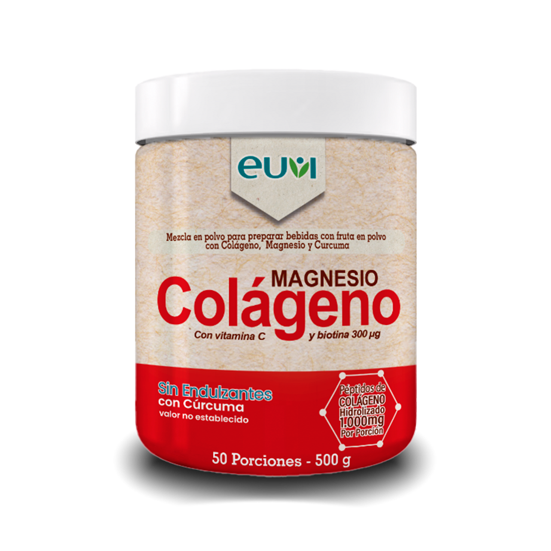 Colágeno Magnesio 500 gr  (50 porciones)