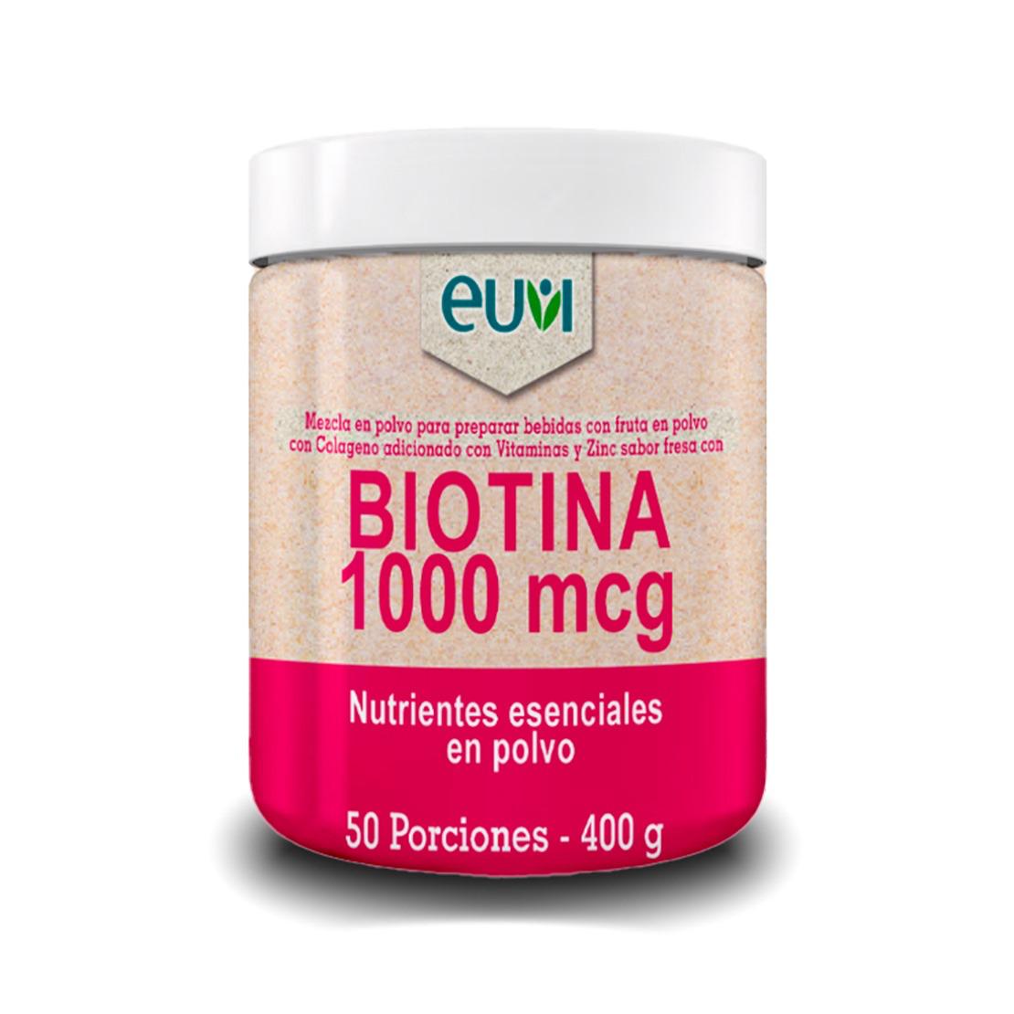 BIOTINA 1000 microgramos 400 gr (50 porciones)